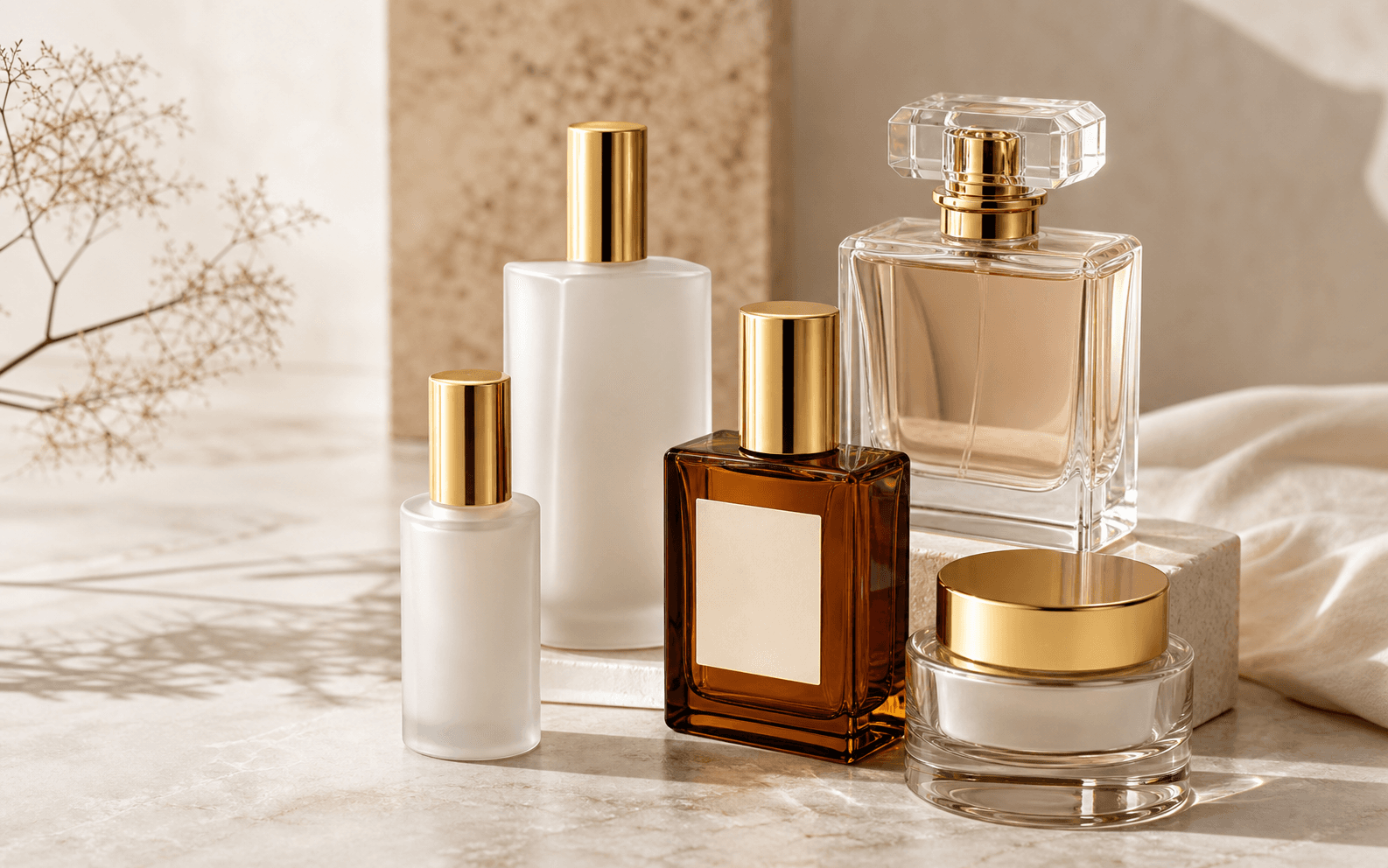 Custom glass perfume bottle packaging for brand value